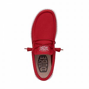 Туфли HEYDUDE Wally Slub Canvas Moc Toe для мужчин synthetic.ua - Фото 1