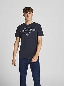Футболка JJEJEANS TEE SS O-NECK 12199540- Blazer Jack&Jones Темно-синій XL - Фото 1