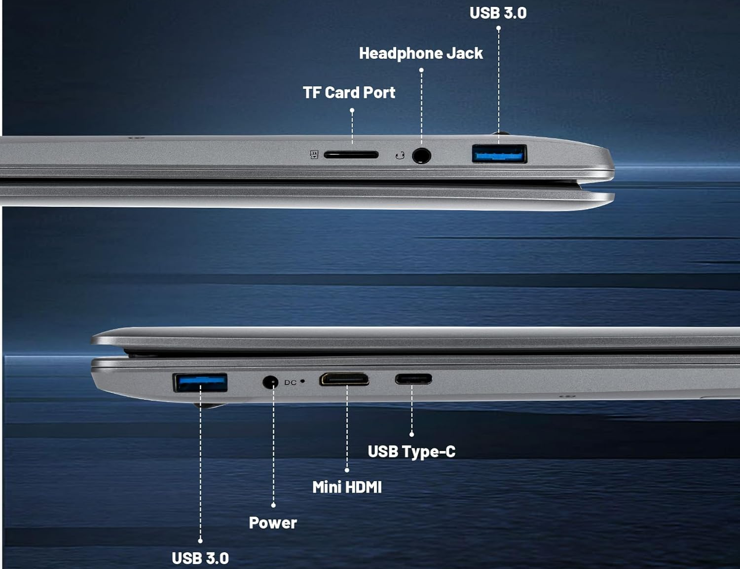 Ноутбук 15.6" Hcjip Intel Celeron N5095 RAM 16GB SSD 512GB Windows 11 (UKR), фото №7