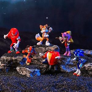 Набір фігурок Супер Сонік Їжачок Sonic the Hedgehog іграшки 6 шт 6-7 см - Фото 1