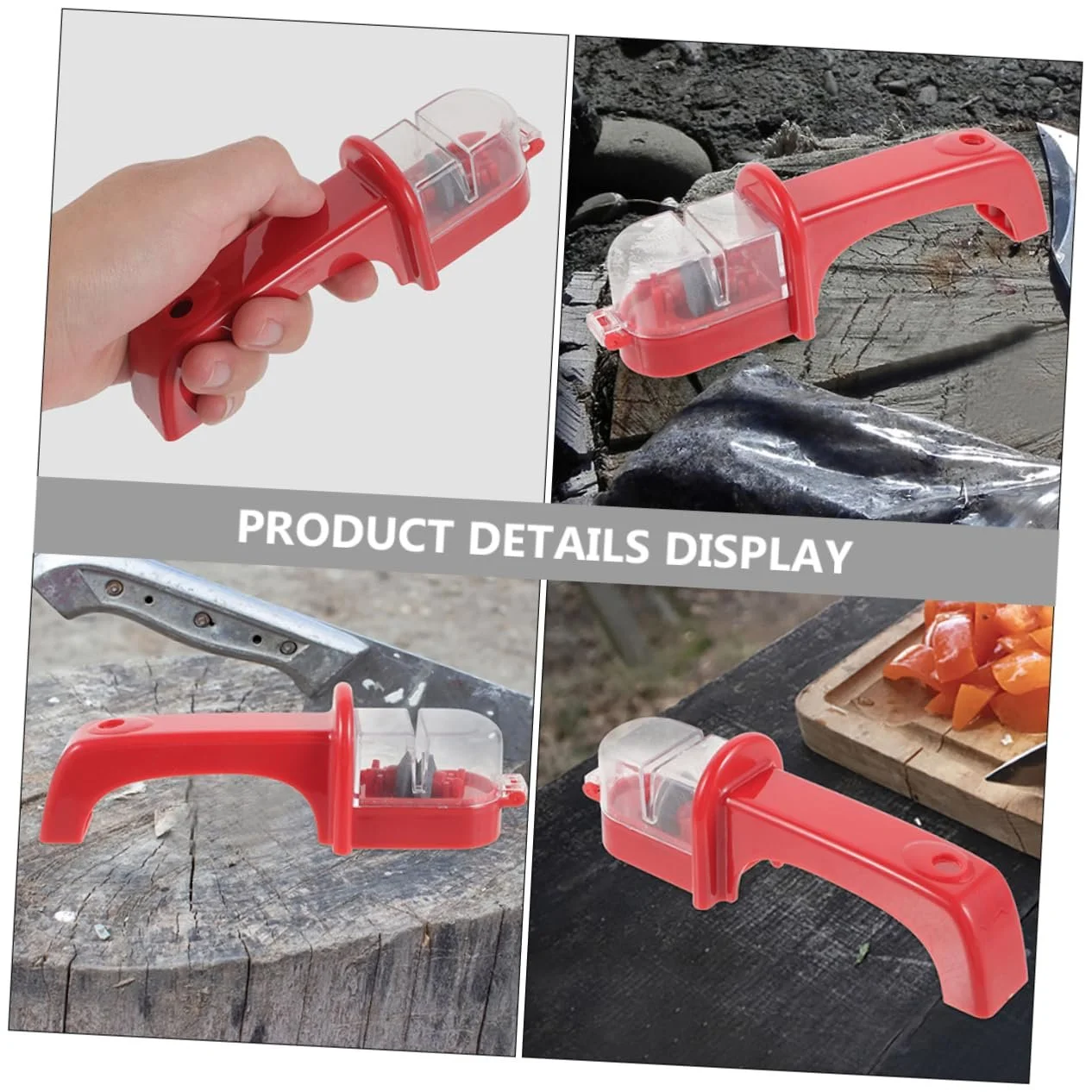 Точило для ножів та ножиць Toyvian ергономічна для лівшів та правшів, фото №9