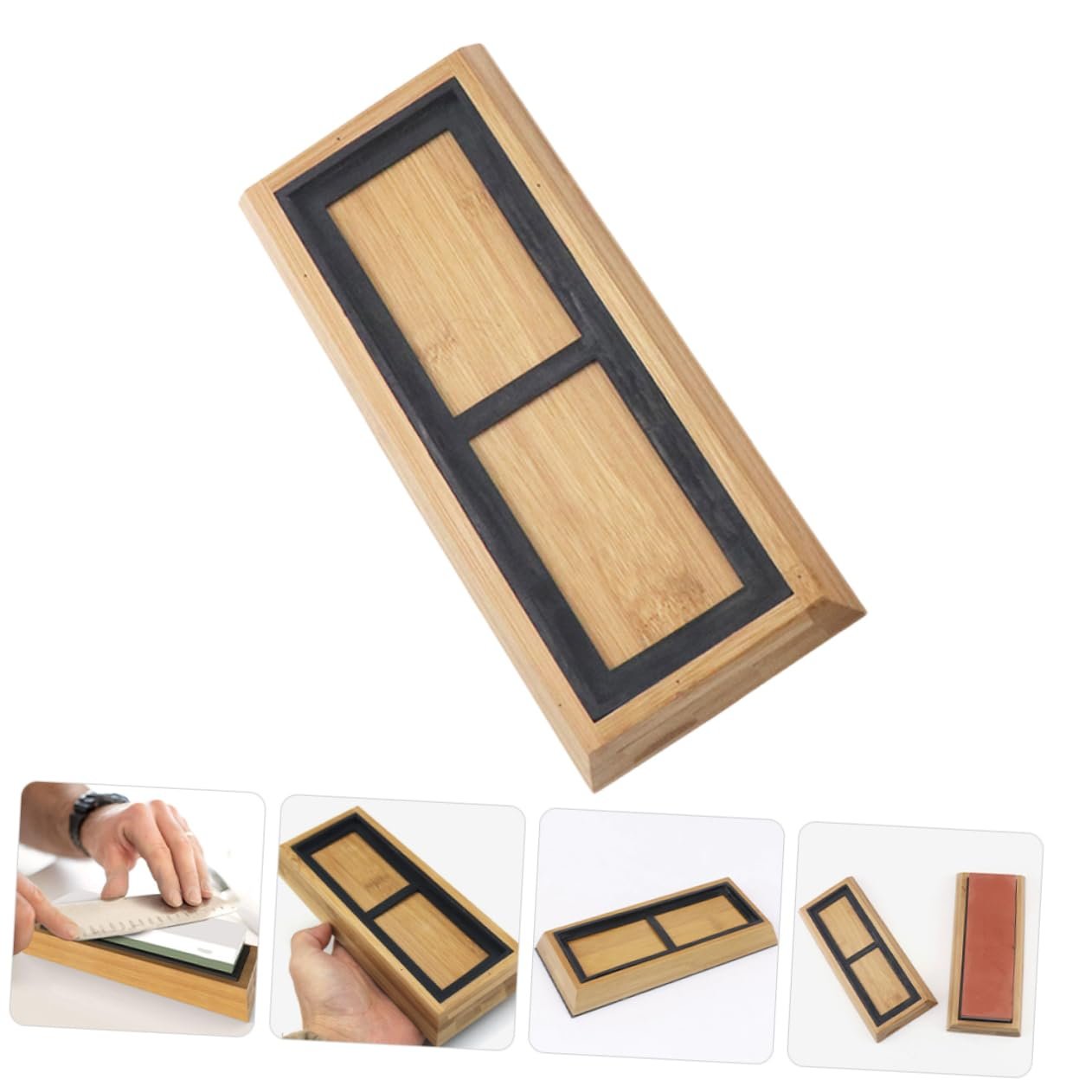 Держатели OUNONA на нескользящей основе для точильных камней с резиновым кольцом, 2 набора, фото №7 Держатели OUNONA на нескользящей основе для точильных камней с резиновым кольцом, 2 набора, фото №7