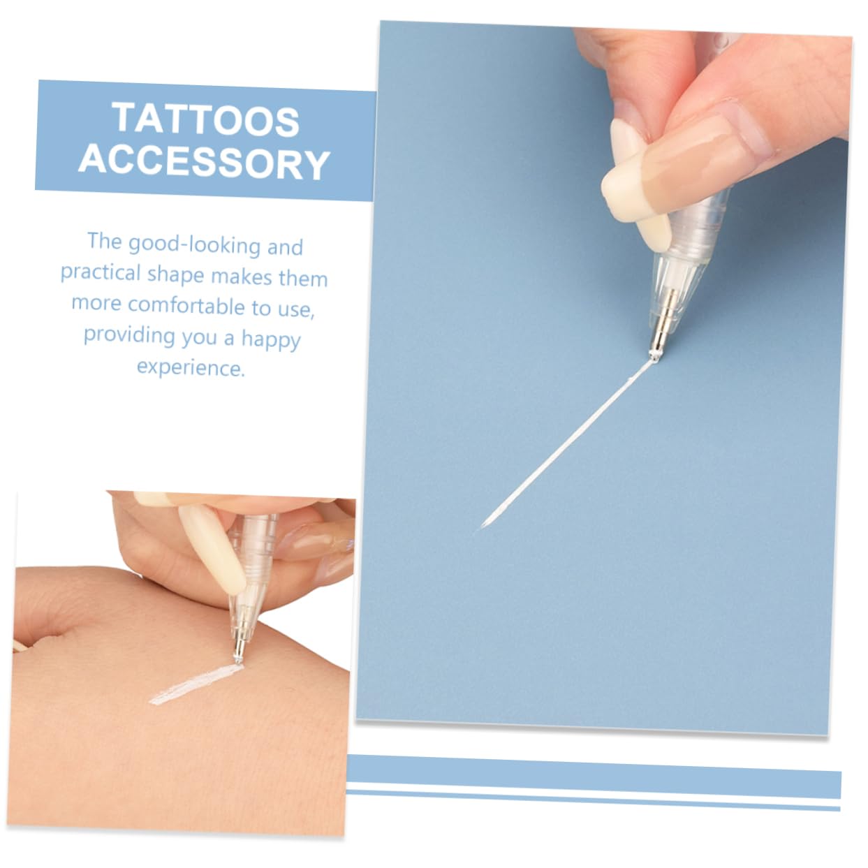 Маркер для бровей LALAFINA Белый, фото №5 Маркер для бровей LALAFINA Белый, фото №5