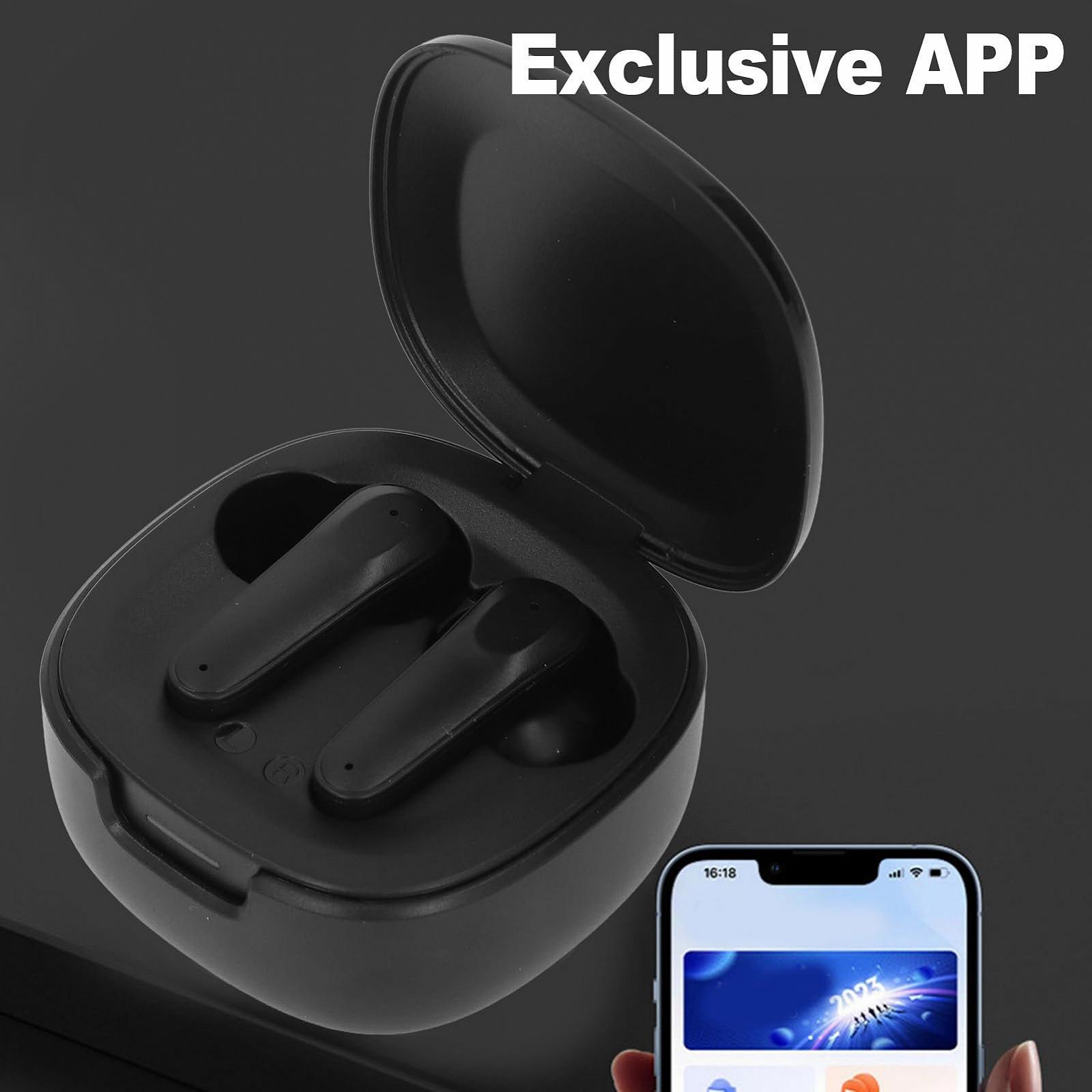 Навушники для перекладу Al Translation, стереозвук, портативні, для подорожей та бізнесу (чорний), фото №3