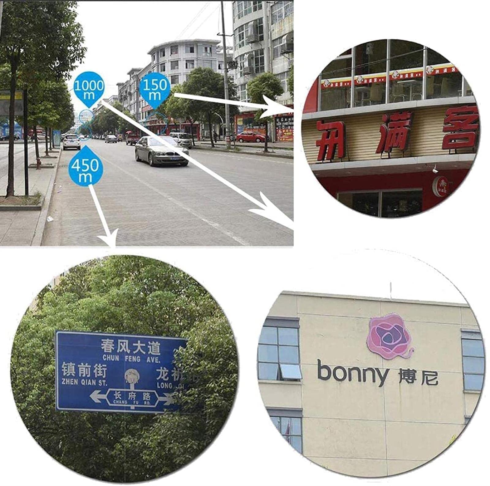 Монокуляр QHYTL 8-24x40 з BAK4 призмою та смартфонним адаптером, фото №3