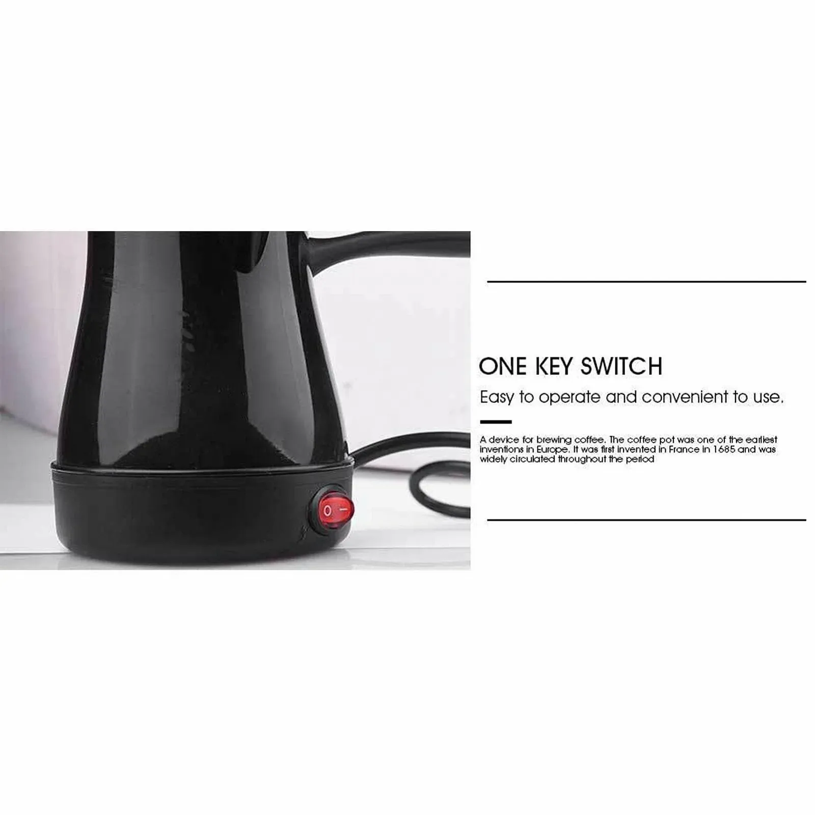 Электрическая турка Bewinner 300 ml Stainless Steel, фото №5