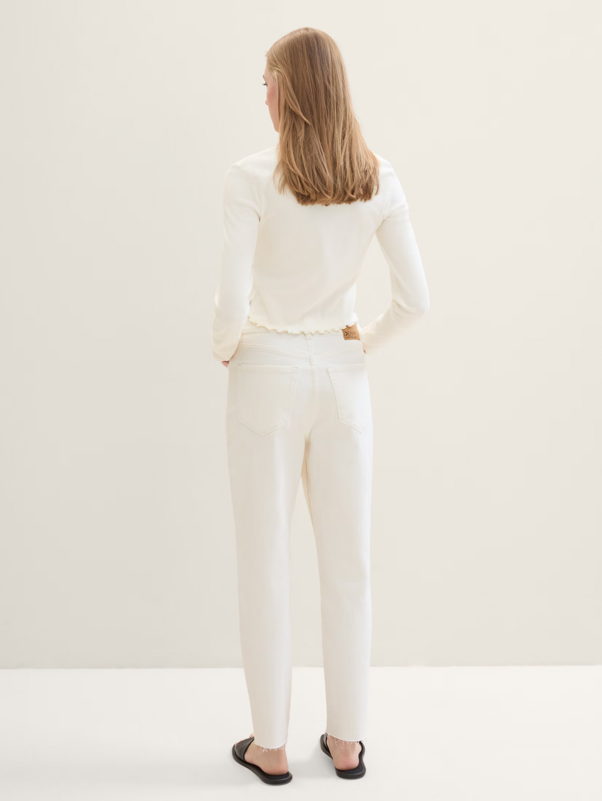 Джинси Mom-fit jeans 1040752ХХ22569 Tom Tailor Білий  M, фото №2