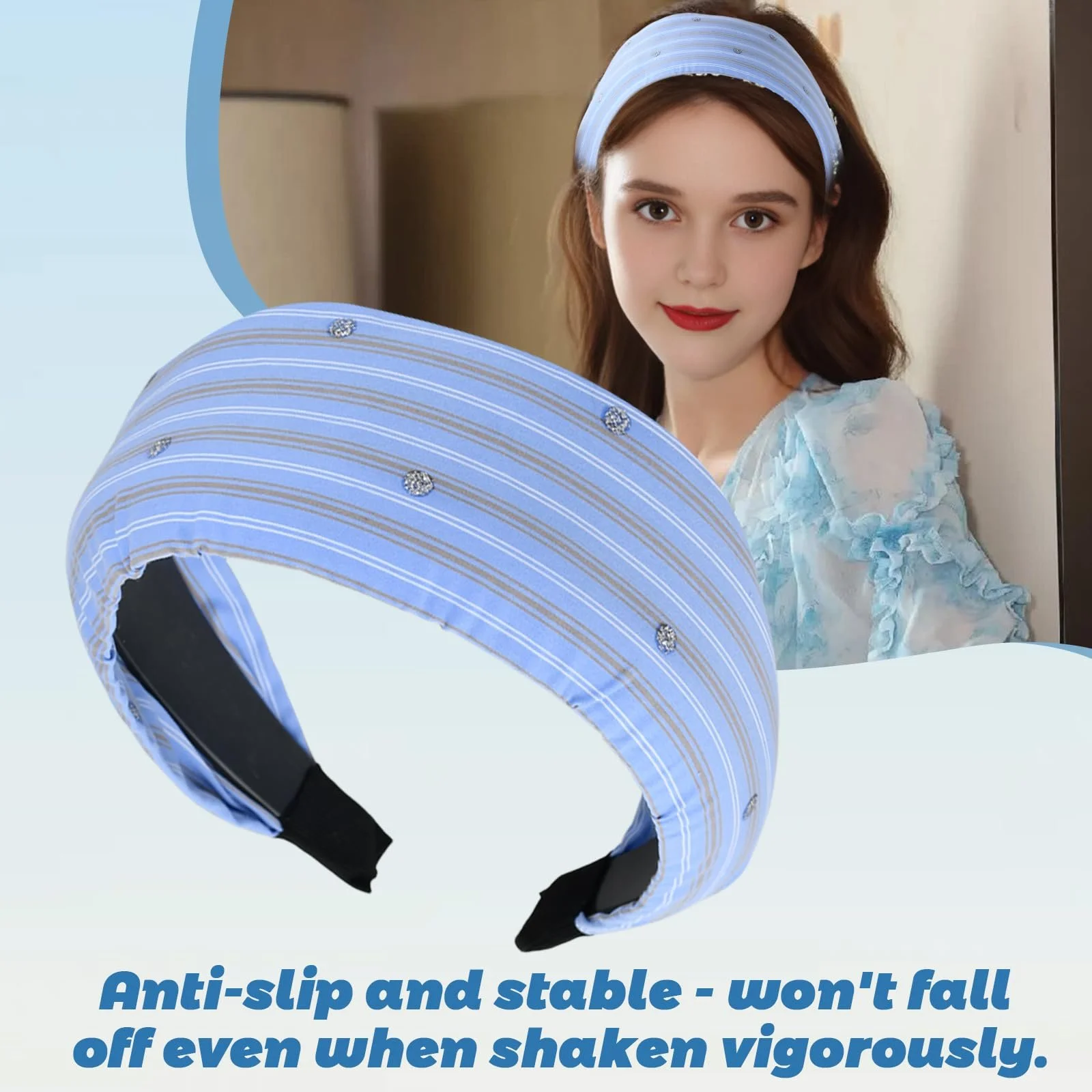 Обруч Жіночий, Тканинний, фото №4