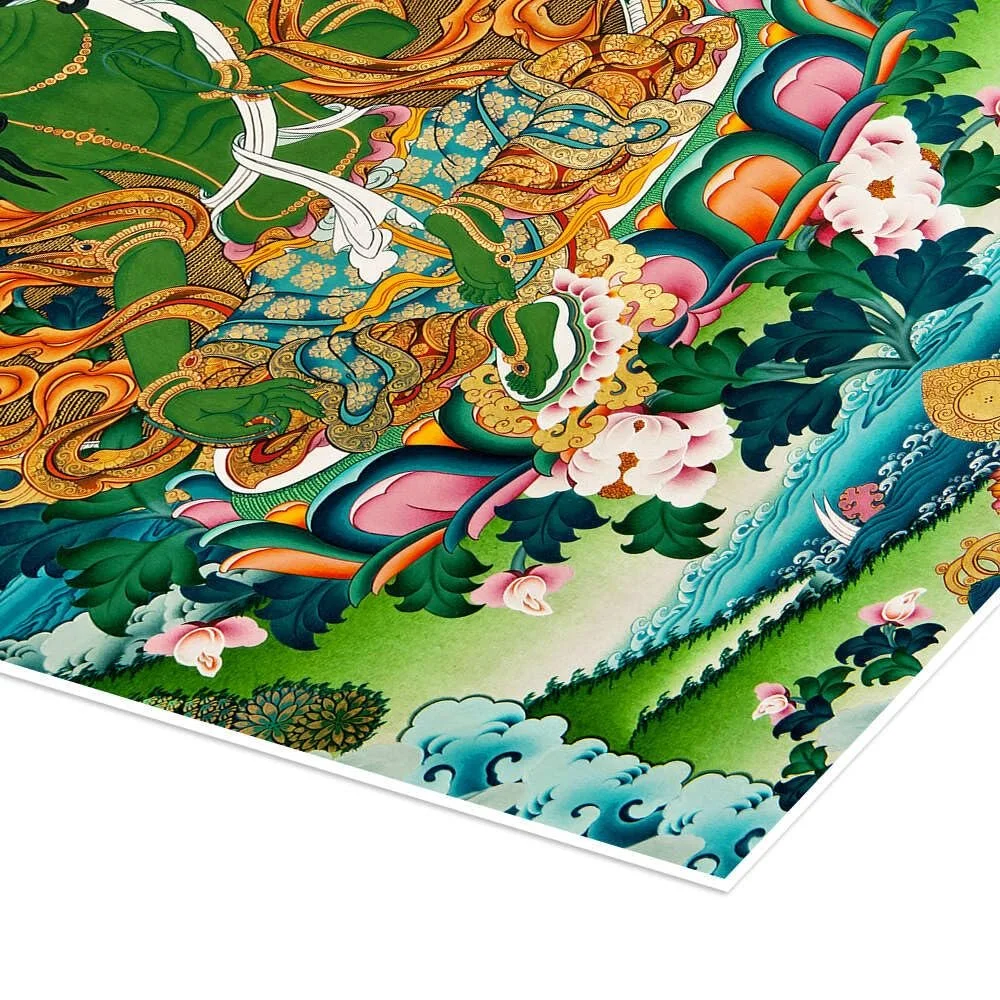 Постер Shyama Tara or Green Tara 40 x 60 см разноцветный, фото №3 Постер Shyama Tara or Green Tara 40 x 60 см разноцветный, фото №3
