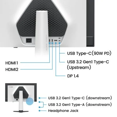 Монитор BenQ EX271UZ White, фото №10 Монитор BenQ EX271UZ White, фото №10
