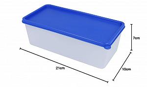 Ємності для зберігання EUROHOME Набір з 5 шт. 1 л 21 x 10 x 7 см для заморожування factory synthetic.ua - Фото 1