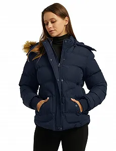 Жіноча зимова куртка Wantdo Вітрозахисна утеплена synthetic.ua - Фото 1