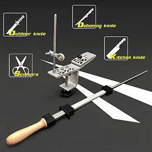 Точилка для ножів predolo з фіксованим кутом Алюмінієвий сплав synthetic.ua - Фото 1