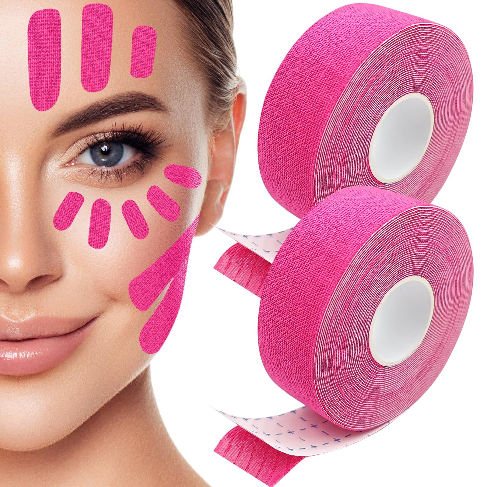 Лента для подтяжки лица Kisvic, 2 шт, фото №1