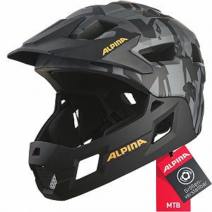 Шлем Alpina Rupi Fullface для детей и подростков, съемная защита подбородка, регулируемая посадка, оптимальная вентиляция - Фото 1
