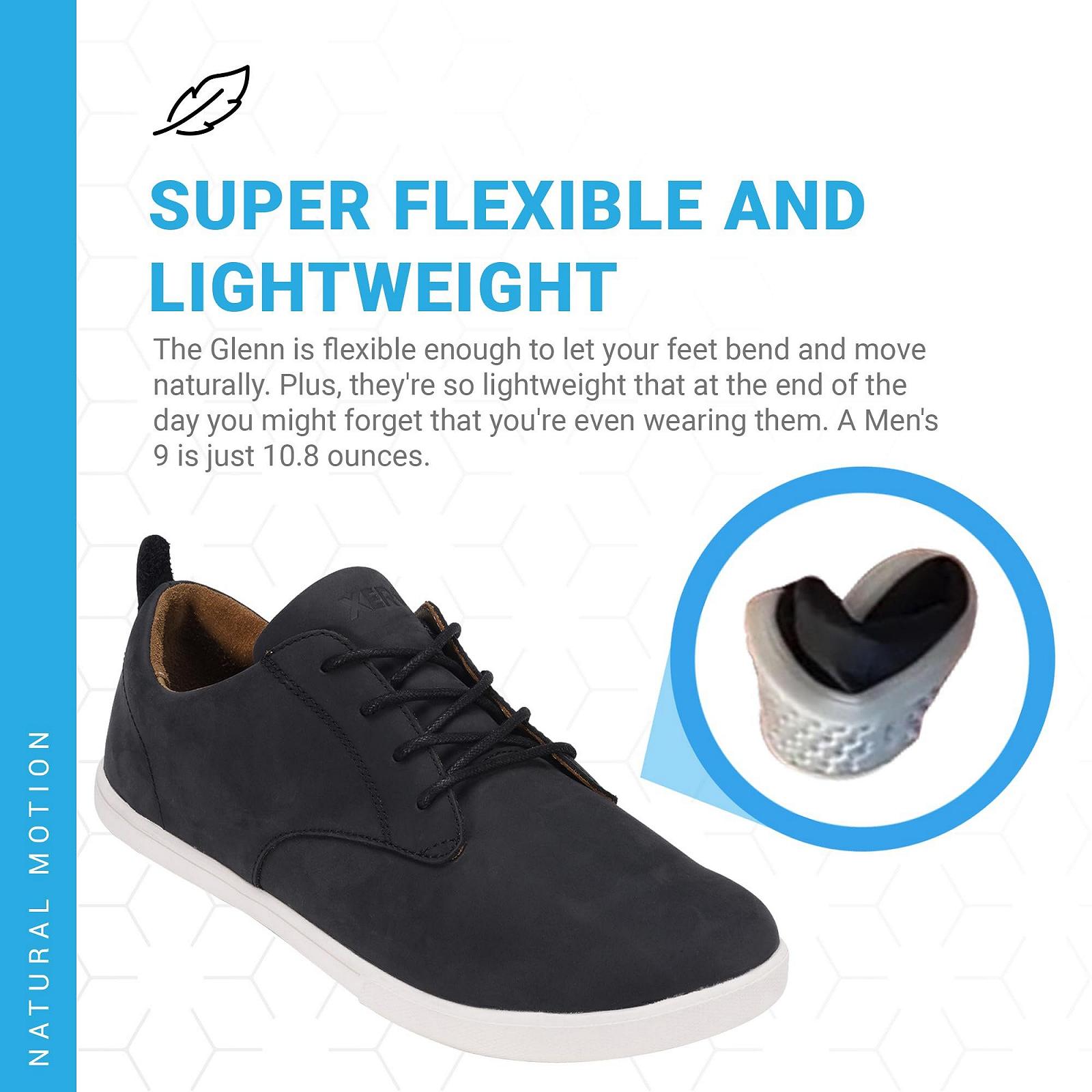 Кроссовки Xero Shoes Glenn мужские кожаные повседневные минималистичные с широким носком, фото №4