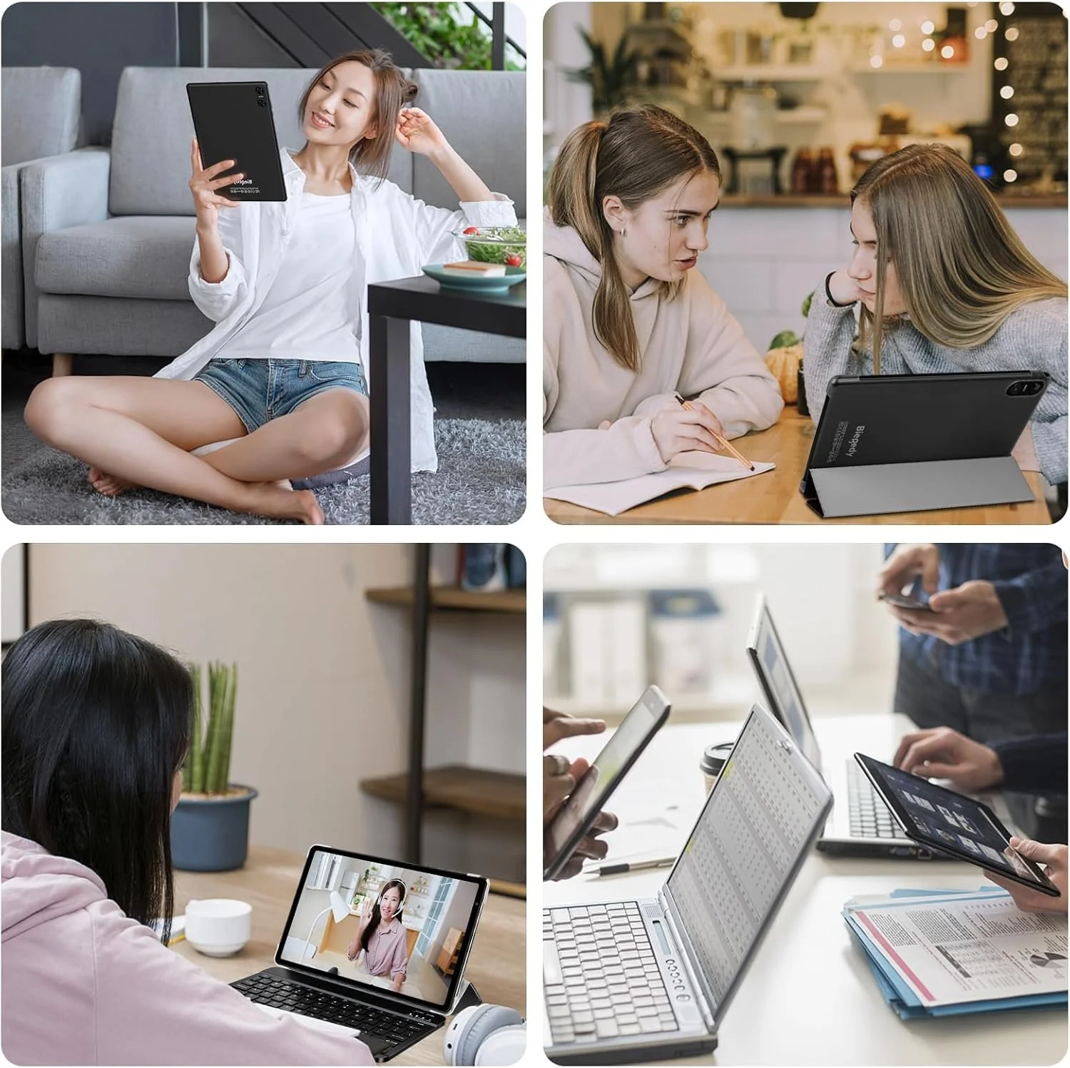 Планшет 10.1" Biegedy B22 6+14/128Gb 8 ядер Android 14 6000 mAh Чорний, фото №8