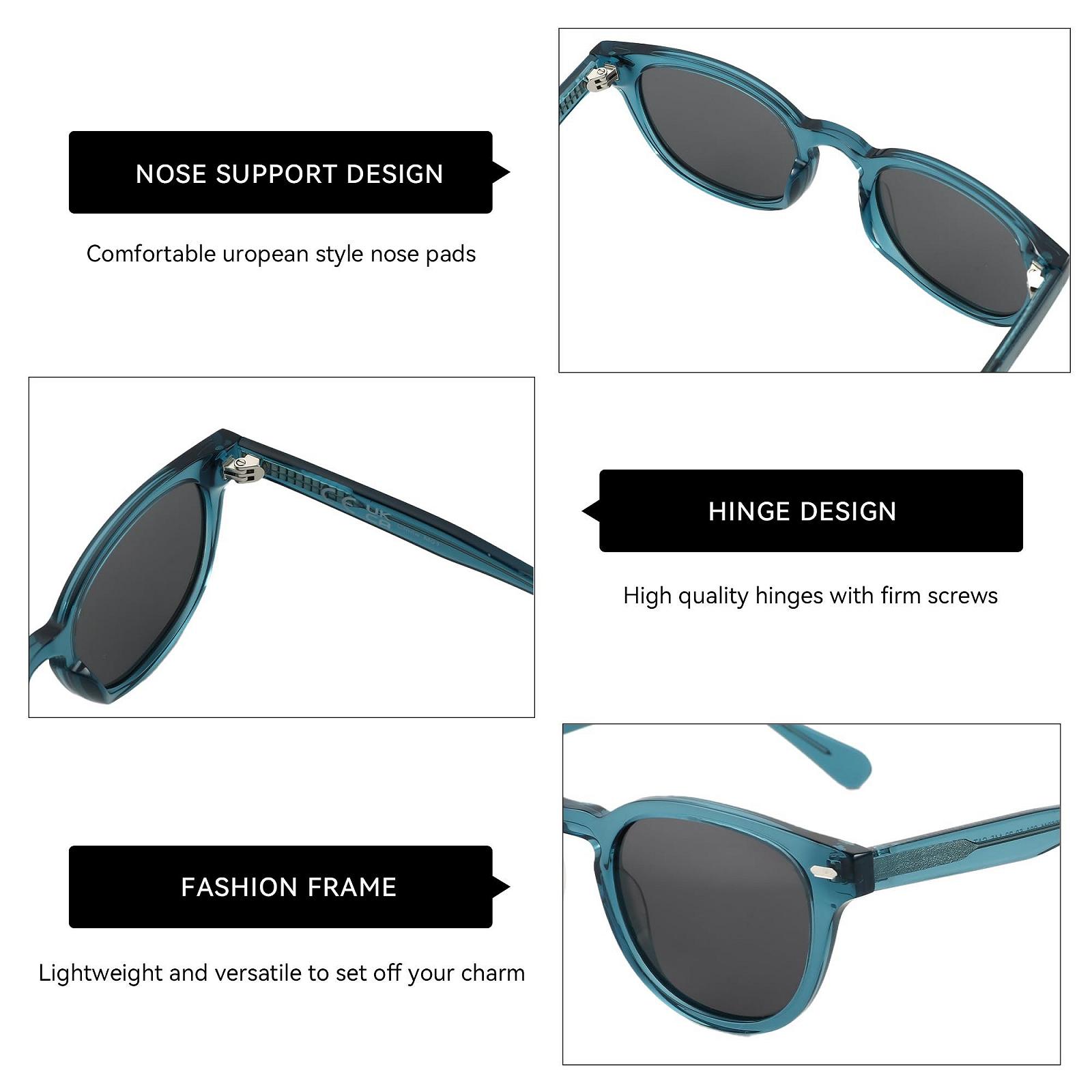 Сонцезахисні окуляри ZENOTTIC Жіночі Поляризовані Модні Ретро Круглі Дизайнерські, фото №5 Сонцезахисні окуляри ZENOTTIC Жіночі Поляризовані Модні Ретро Круглі Дизайнерські, фото №5