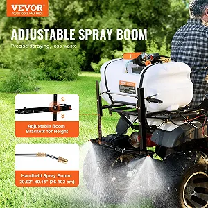 Опрыскиватель для ATV VEVOR 7 л/мин 12V 0-72 PSI со шлангом 20 футов synthetic.ua - Фото 1
