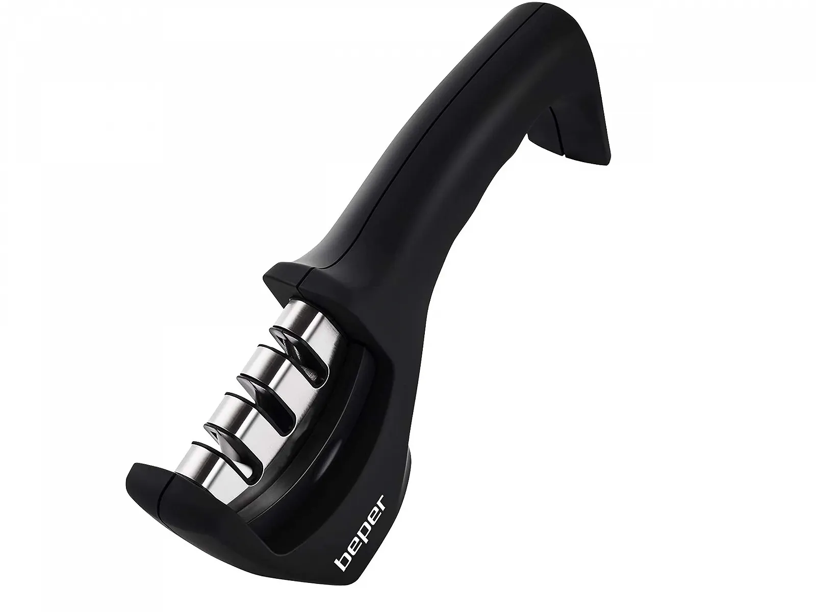 Точило BEPER C107UTT001 ручна ABS 3-ступінчаста чорна, фото №2