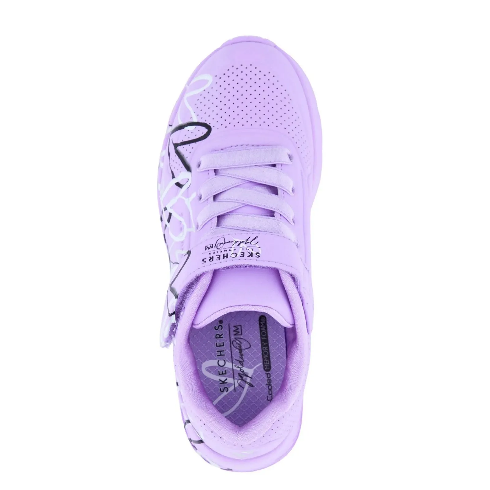 Кроссовки Skechers Uno Lite - Love Levitate JGoldcrown 314078L-LVMT Фиолетовый для девочек, фото №3
