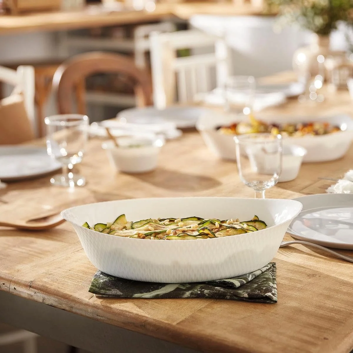 Форма для запікання Luminarc Smart Cuisine Opal 32 x 20 см для мікрохвильової печі штабельована, фото №3