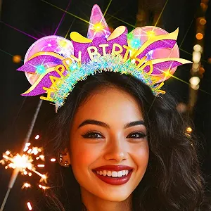 Світлодіодна Обруч на Голову на День Народження - Фото 1