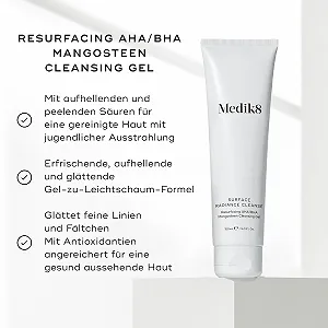 Гель для умывания Medik8 Surface Radiance Cleanse AHA/BHA с мангостином с салициловой кислотой для всех типов кожи 150 мл synthetic.ua - Фото 1