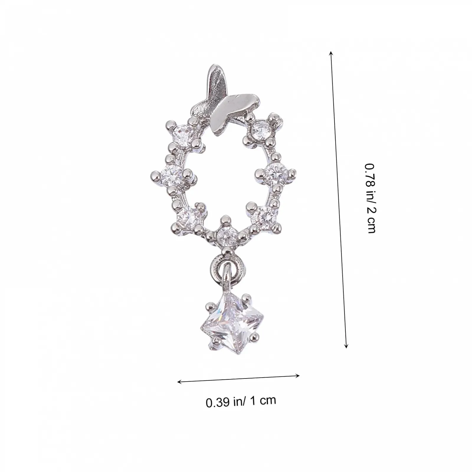 Подвеска для ногтей Healvian 3D Золото, 9 шт., фото №2