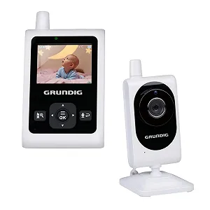 Відеоняня Grundig 2 дюйми з нічним баченням та датчиком температури біла - Фото 1