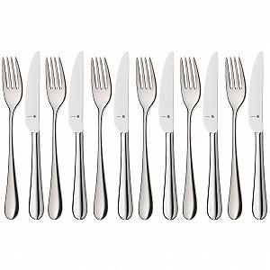 Купити Набір десертних / для сніданку столових приборів WMF Merit 1140566340 Cromargan Protect з нержавіючої сталі, 12 предметів - Фото 1 Набір десертних / для сніданку столових приборів WMF Merit 1140566340 Cromargan Protect з нержавіючої сталі, 12 предметів - Фото 1