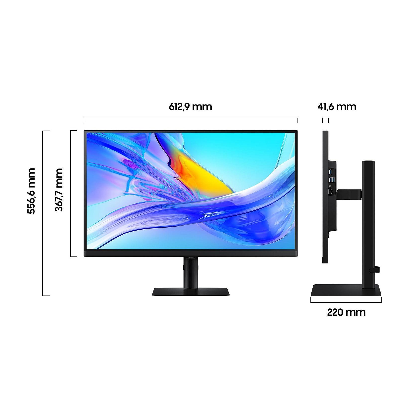 Монитор Samsung ViewFinity S80UD 27 дюймов UHD 3840 x 2160 60Hz HDR10 Eye Saver Mode USB-C (90W) Daisy Chain Интегрированный KVM Switch LS27D800UAUXEN, фото №2