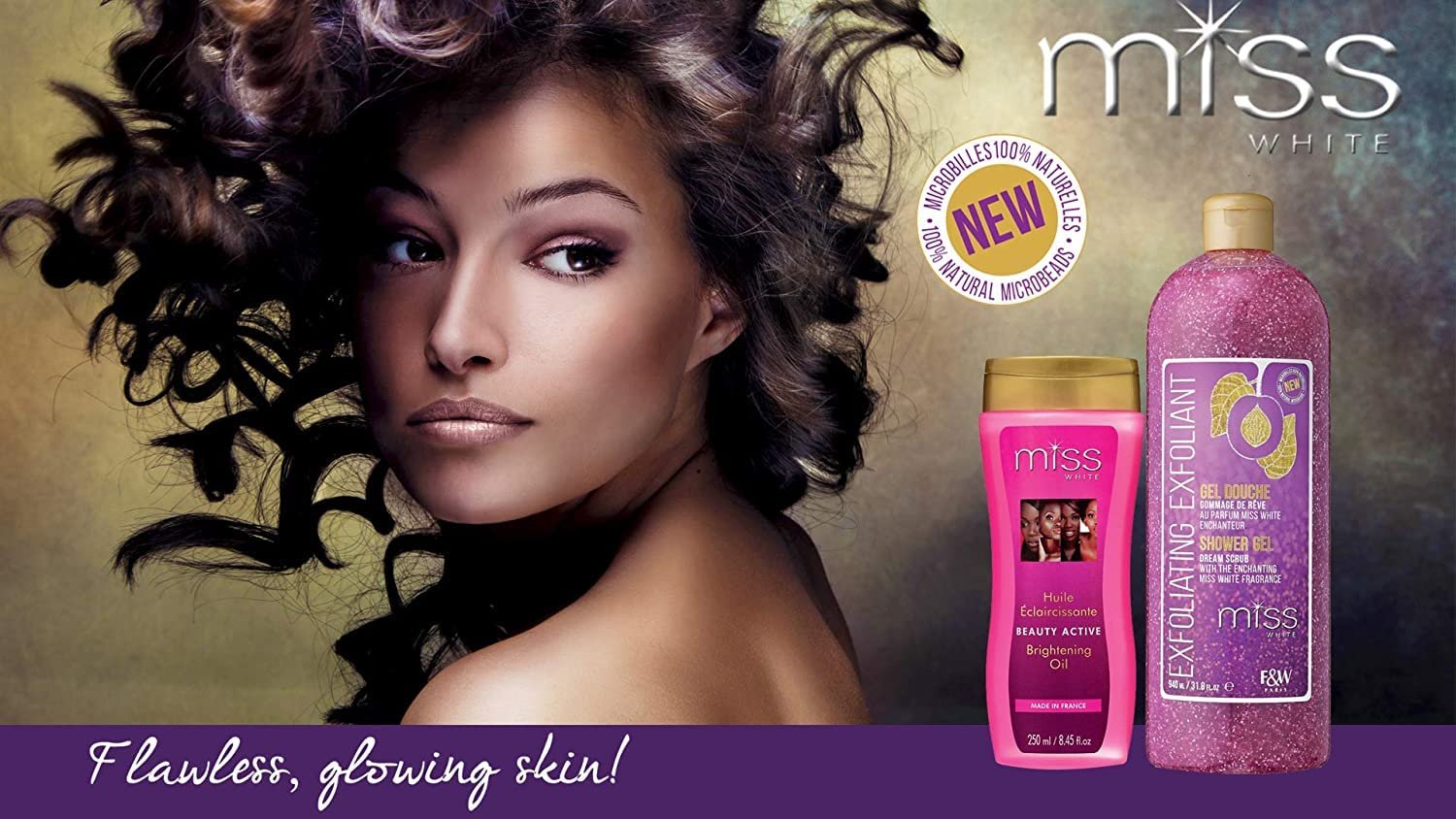 Гель для душу FAIR & WHITE Miss White з грейпфрутом 1000 мл, фото №5