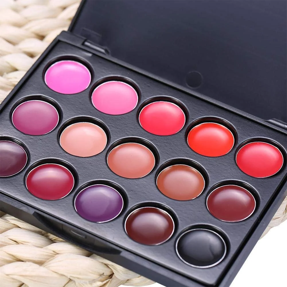 Блиск для губ Solomi Палетка 15 кольорів, фото №6