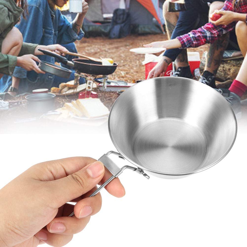 Казанок Dussdote Camping Pot, 304 нержавеющая сталь, складной, портативный, фото №4