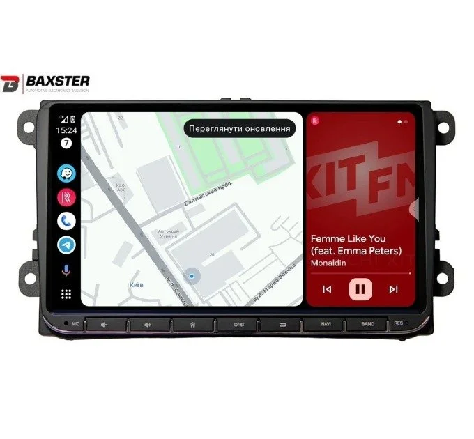 Штатная магнитола Baxster TS-912 VW universal ( Volkswagen \ Skoda \ Seat )  3/32 9 inch, фото №2