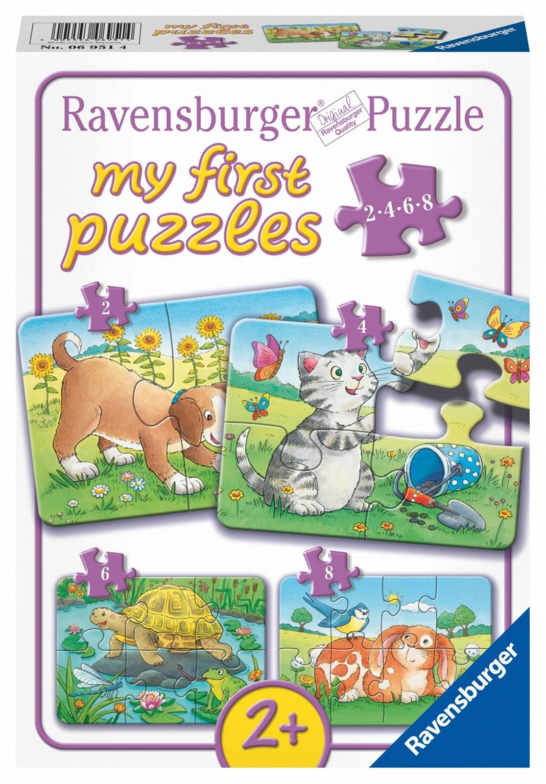 Пазл Ravensburger My First Puzzle Cute pets Сірий, фото №1