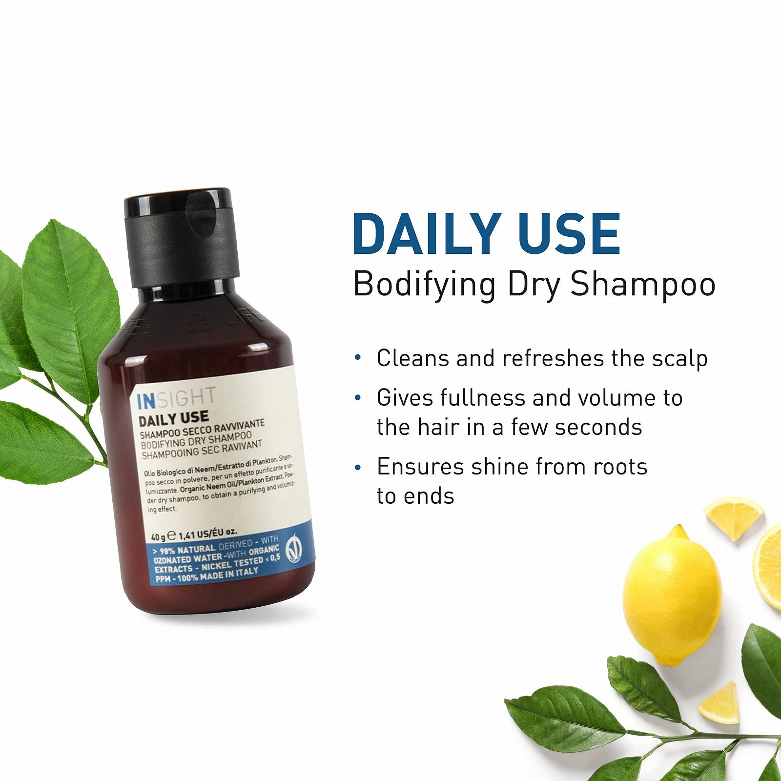 Dry Shampoo Insight Daily Use Вага 40 г, фото №3 Dry Shampoo Insight Daily Use Вага 40 г, фото №3