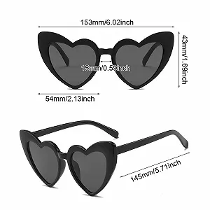 Сонцезахисні окуляри у формі серця SKHAOVS 5 шт synthetic.ua - Фото 1