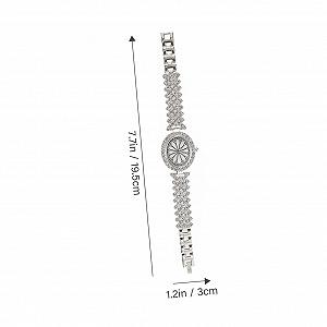 Женские часы PartyKindom серебристый synthetic.ua - Фото 1