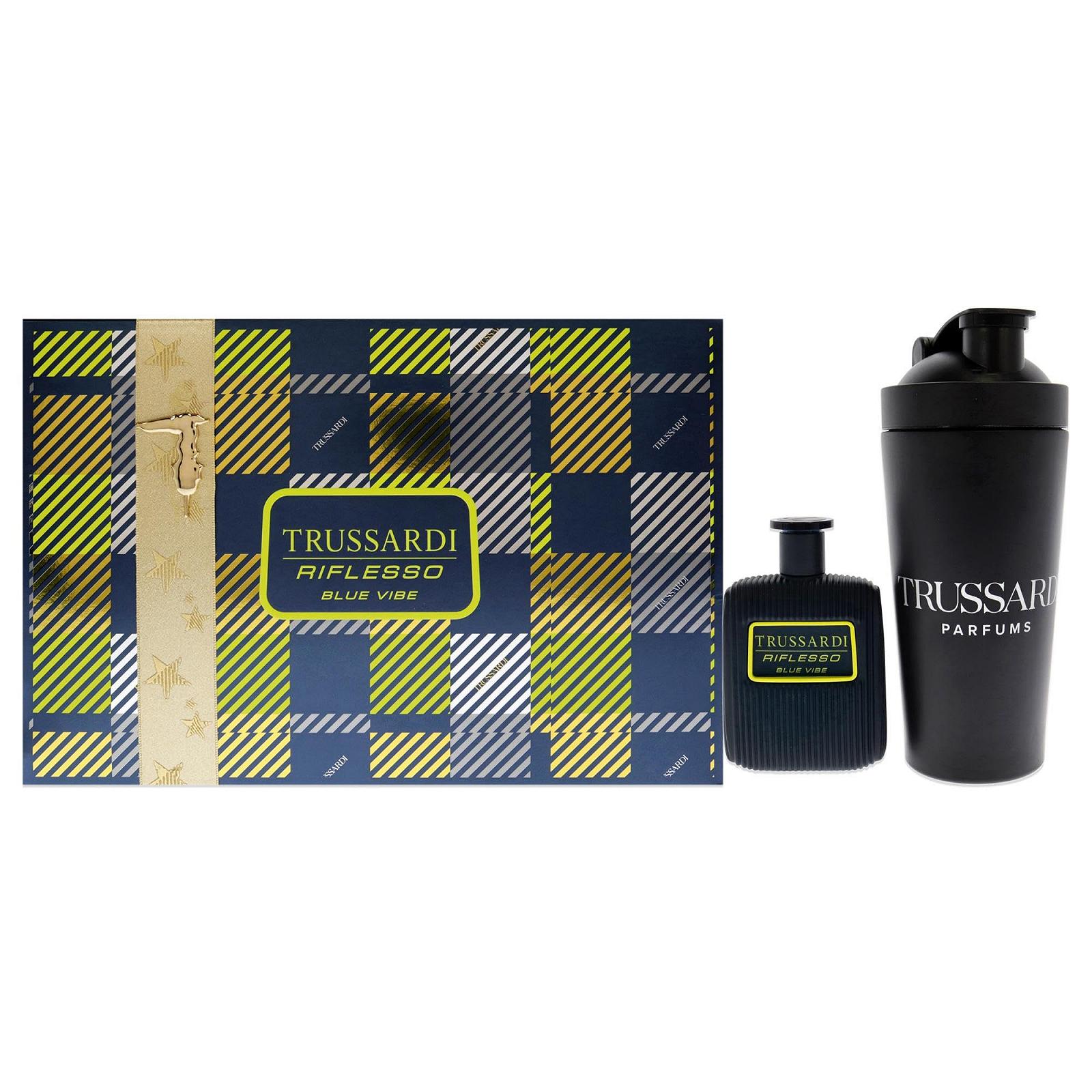 Парфюм Trussardi Mens Riflesso Blue Vibe Набор 2 штуки Спрей 100 мл Спортивная бутылка, фото №1