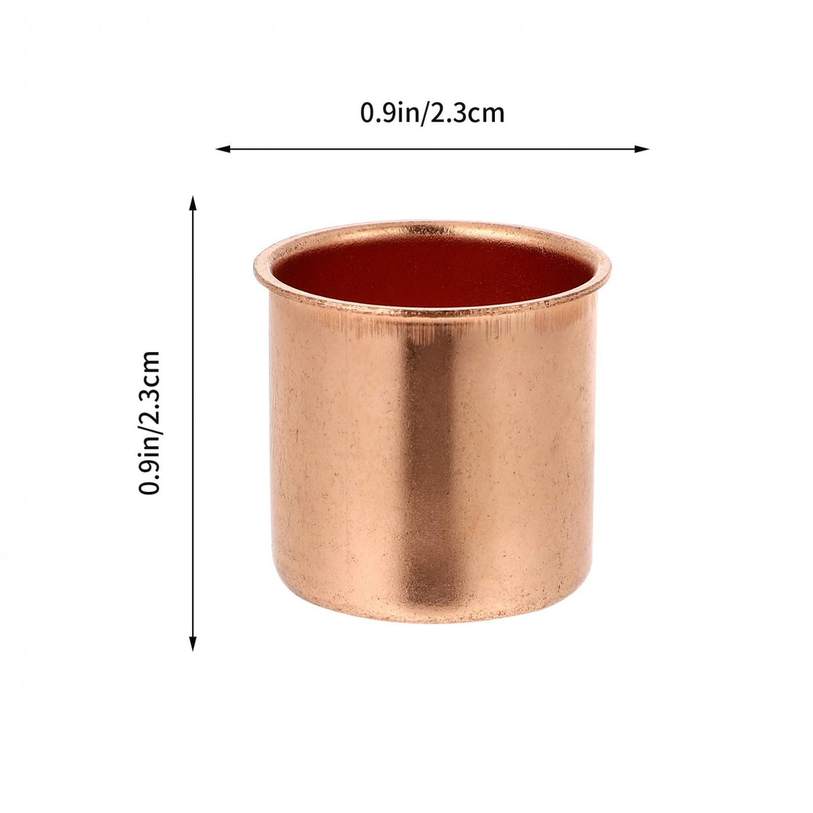 Подсвечник Candle Nozzle 23 мм Набор из 10 Мини подсвечников Декоративные вставки для венка Металлический подсвечник Набор для елочных свечей кукольных свечей пирамидальных свечей, фото №2