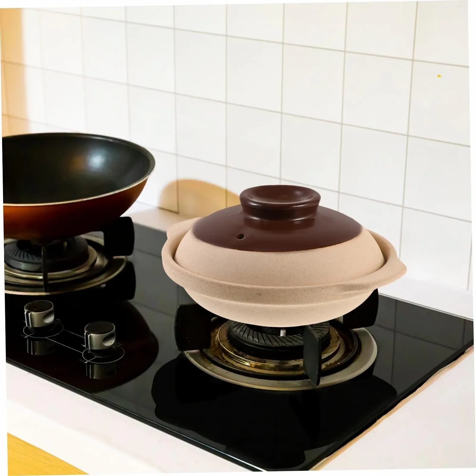 Керамическая форма для запекания и кастрюля для тушения кухонная посуда, фото №2