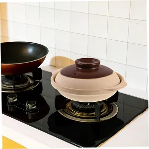 Керамическая форма для запекания и кастрюля для тушения кухонная посуда synthetic.ua - Фото 1