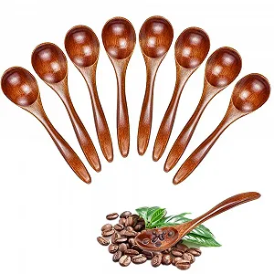 Ложка Дерев'яна Natural 13 x 3 см (8 шт. в упаковці) - Фото 1