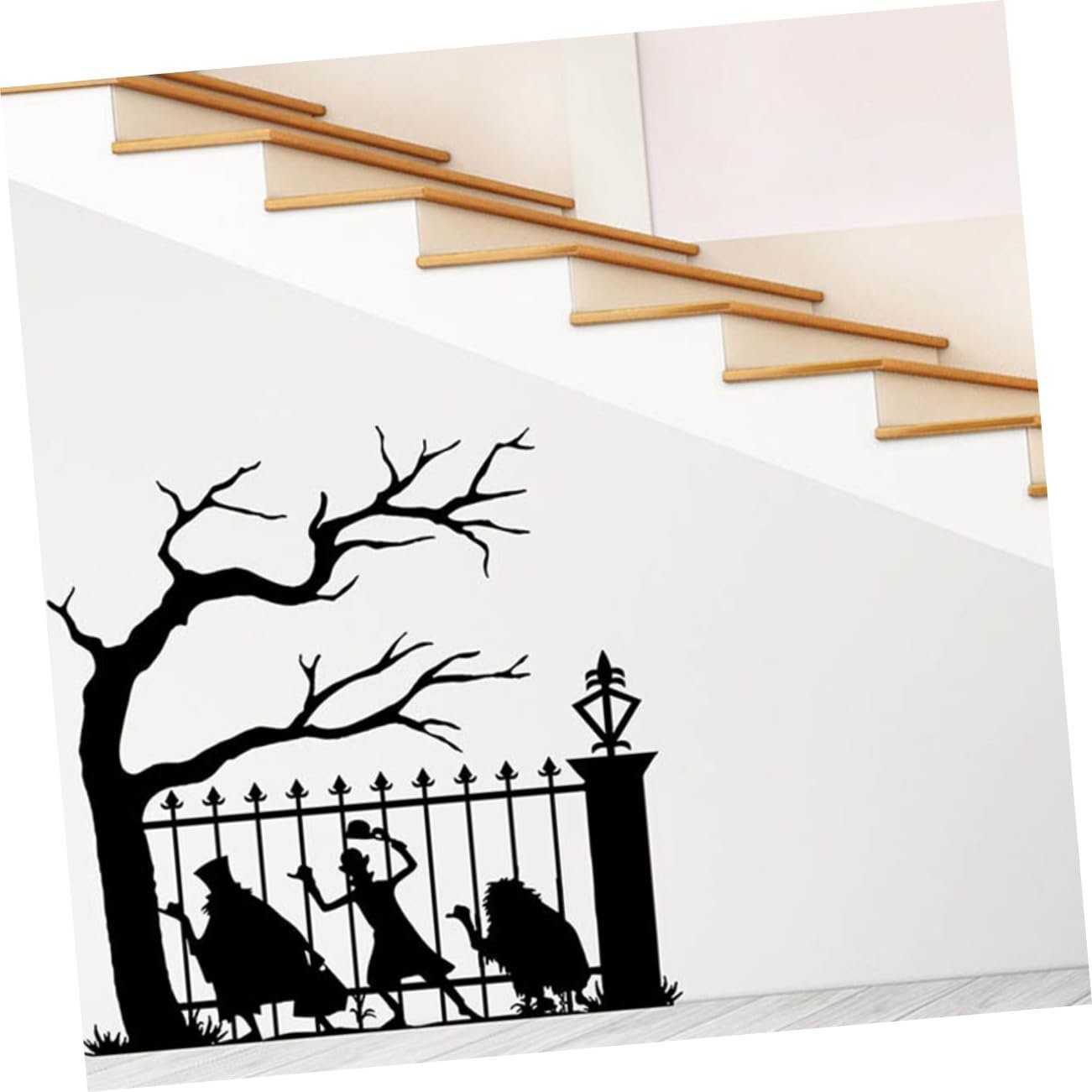 Наклейки на стену HOMSFOU Halloween Самоклеящиеся Черный, фото №5