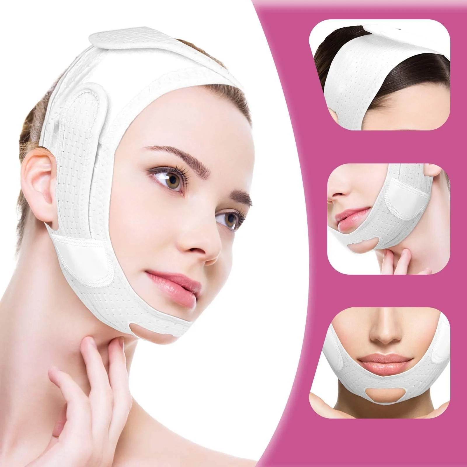 Пояс для схуднення обличчя V-Line багаторазовий, для зменшення подвійного підборіддя, фото №3 Пояс для схуднення обличчя V-Line багаторазовий, для зменшення подвійного підборіддя, фото №3