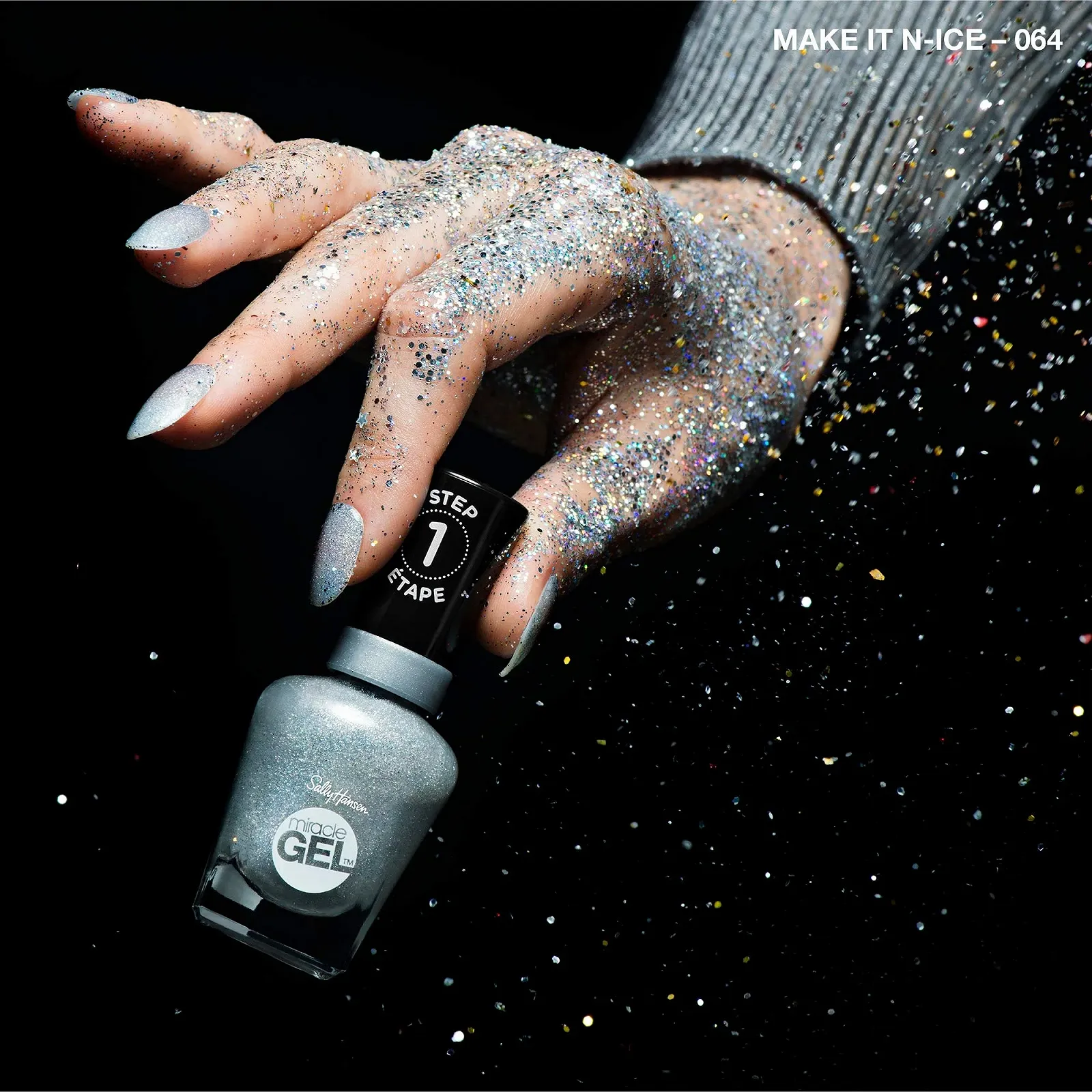 Гель-лак Sally Hansen Miracle Gel № 064 Make It N-ice, 14.7 мл, Шаг 1, фото №4 Гель-лак Sally Hansen Miracle Gel № 064 Make It N-ice, 14.7 мл, Шаг 1, фото №4