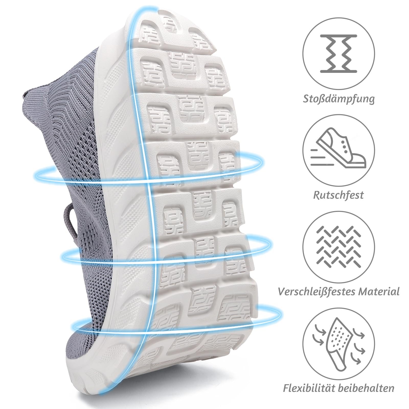 Чоловічі Кросівки Спортивні Легкі Сітчасті, фото №4 Чоловічі Кросівки Спортивні Легкі Сітчасті, фото №4