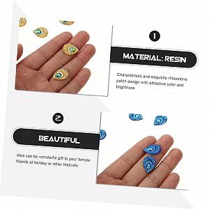 Стразы Каплевидные 200 шт. Стразы для рукоделия, сценических материалов, наборов для рукоделия, вышивки ювелирных изделий, заплатки со стразами, заплатки для одежды, DIY смола synthetic.ua - Фото 1